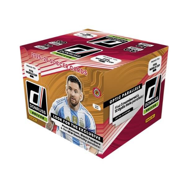 2025/2026 Panini Donruss Road to FIFA World Cup International Hobby Box - fotbalové karty - 2. jakost
