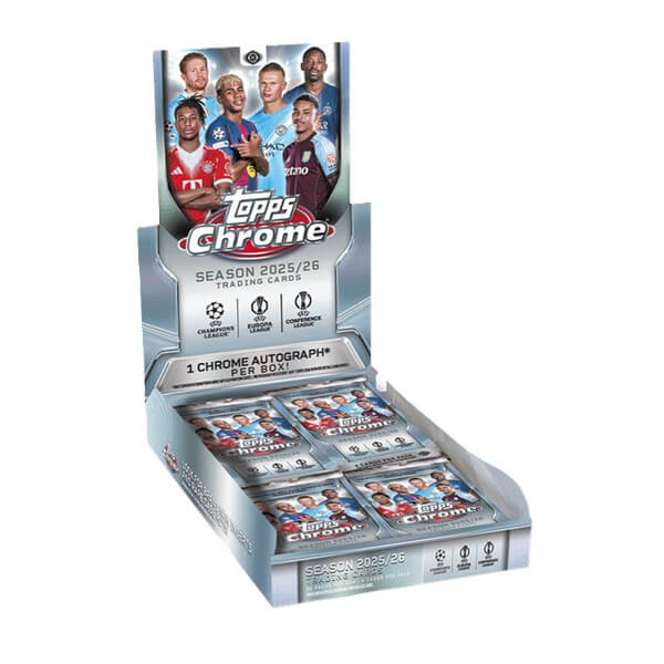 2025-2026 Topps Chrome UEFA Club Competitions Hobby Box