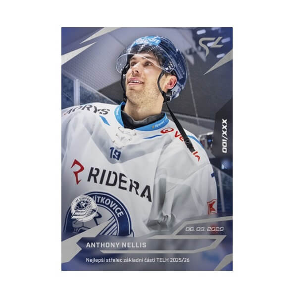 Hokejová karta Live Tipsport 2025-2026 - L-46 Anthony Nellis