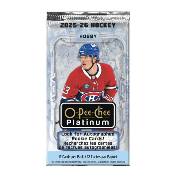 2025-2026 NHL UD O-Pee-Chee Platinum Hobby Balíček - hokejové karty
