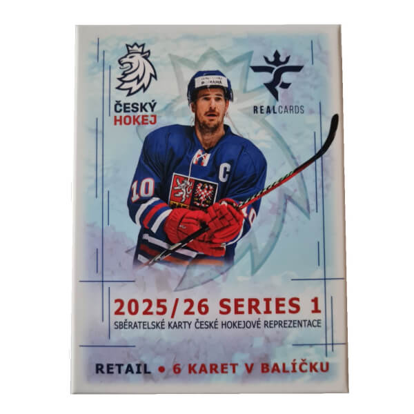 Hokejové karty Český hokej 2025-2026 Series 1 Retail Balíček