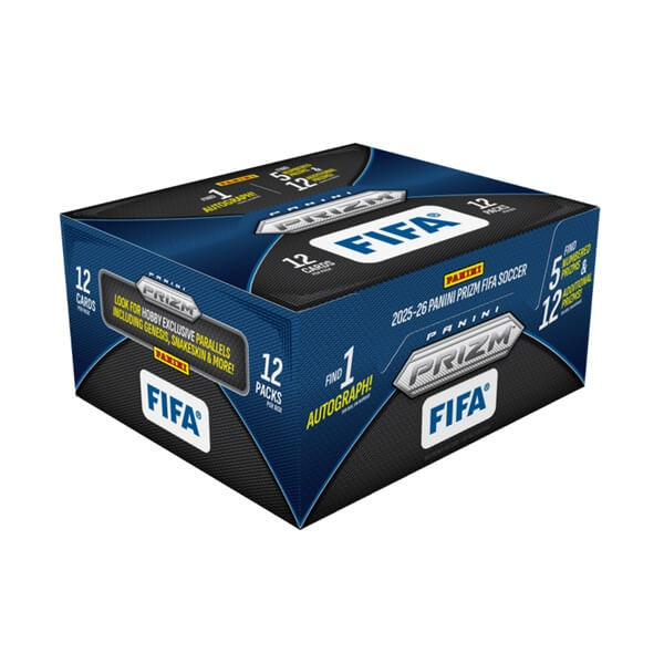 2025-2026 Panini Prizm FIFA Soccer Hobby Box - fotbalové karty