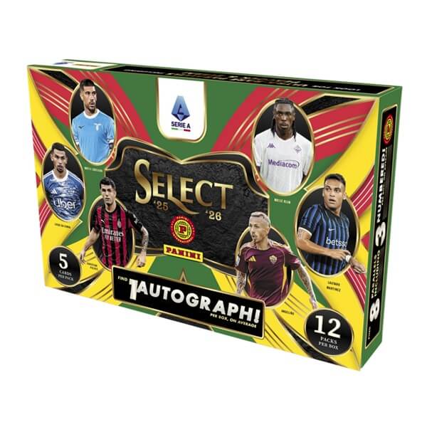 2025-2026 Panini Select Serie A International Hobby Box - fotbalové karty