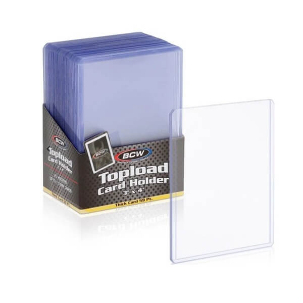 Toploader BCW 3x4 Thick Cards 59 PT - 25 ks
