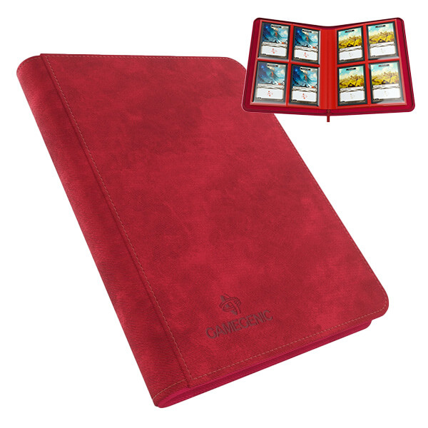 Album na karty Gamegenic Zip-Up 4-Pocket - Red