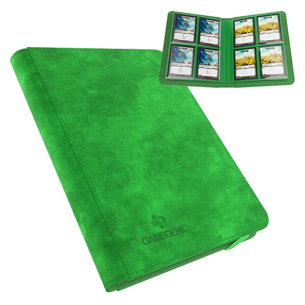 Album na karty Gamegenic Prime 4-Pocket - Green