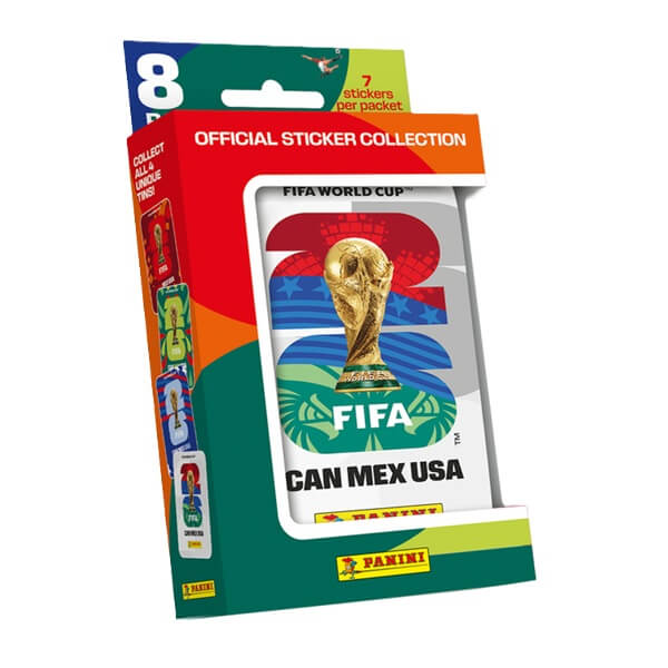 FIFA World Cup 2026 Sticker Pocket Tin - fotbalové samolepky