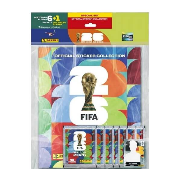 FIFA World Cup 2026 Sticker Starter Pack DE - fotbalové samolepky