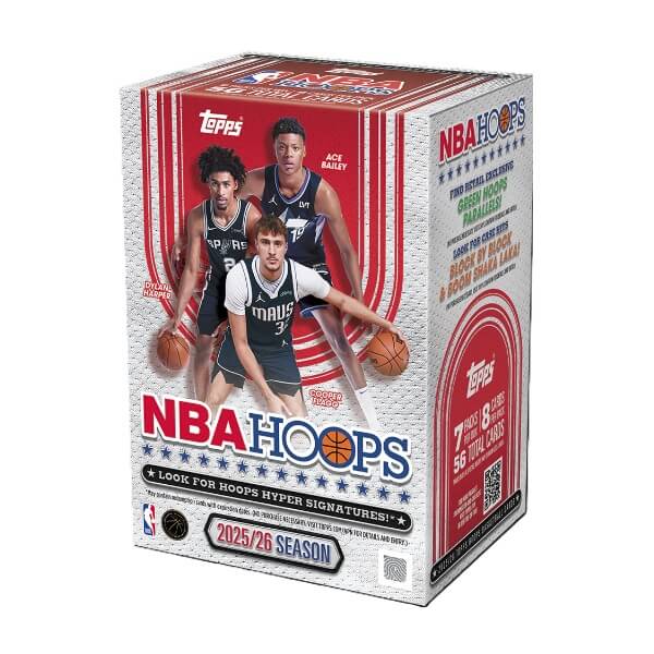 2025-2026 NBA karty Topps Hoops Basketball - Blaster Box