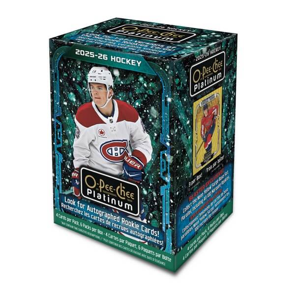 2025-2026 NHL UD O-Pee-Chee Platinum Blaster Box - hokejové karty
