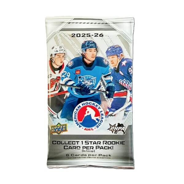 2025-2026 Upper Deck AHL Hockey Hobby Balíček - hokejové karty