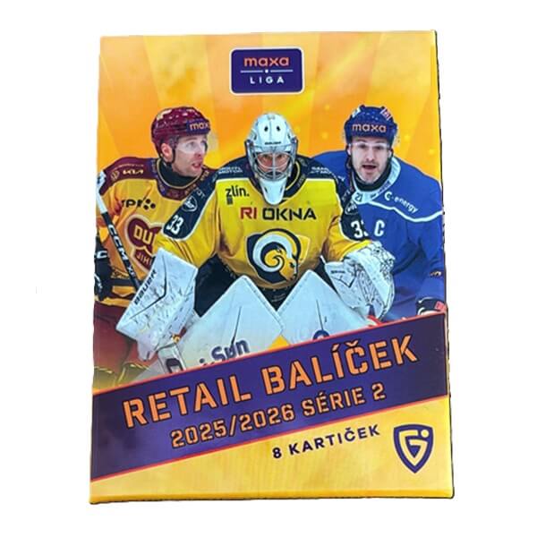 Hokejové karty Maxa liga 2025-2026 Série 2 Retail balíček