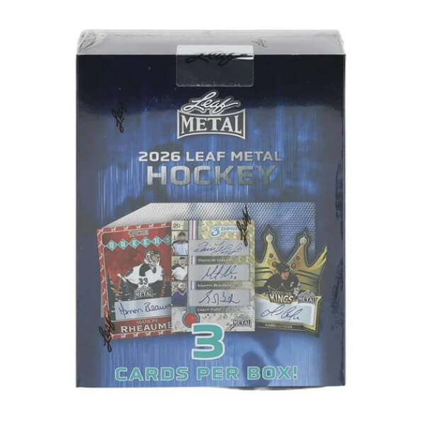 2026 Leaf Metal Hockey Hobby Box - hokejové karty