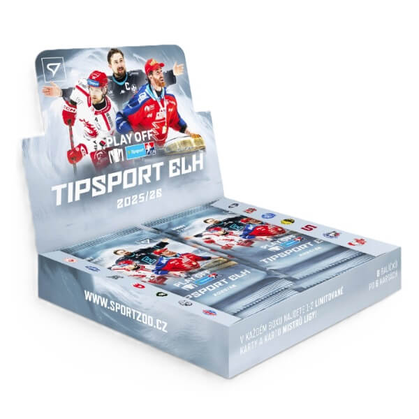 Hokejové karty Tipsport ELH 2025/2026 Play off Hobby Box