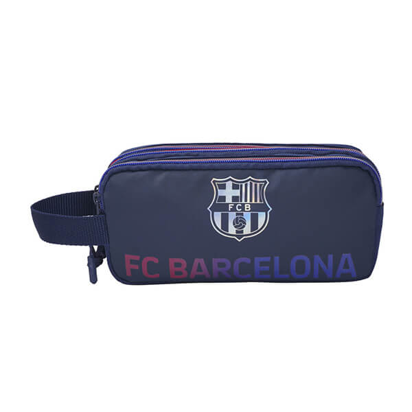 Školní penál FC Barcelona se třemi kapsami