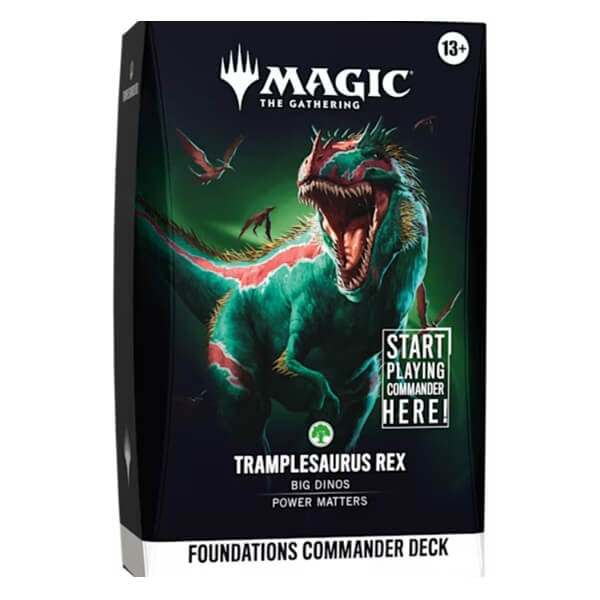 Magic The Gathering Reality Fracture Foundations Commander Deck - Tramplesaurus Rex