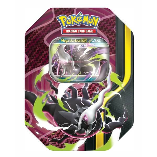 Plechovka Pokémon Mega Forces Tin - Mega Darkrai ex