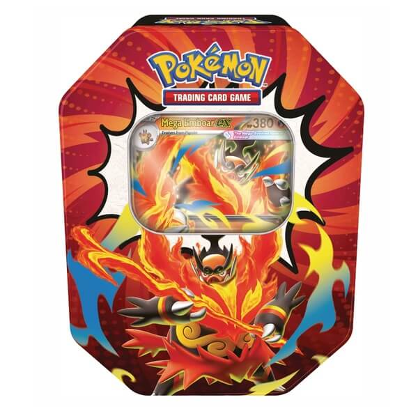 Plechovka Pokémon Ascended Heroes Tin - Mega Emboar ex