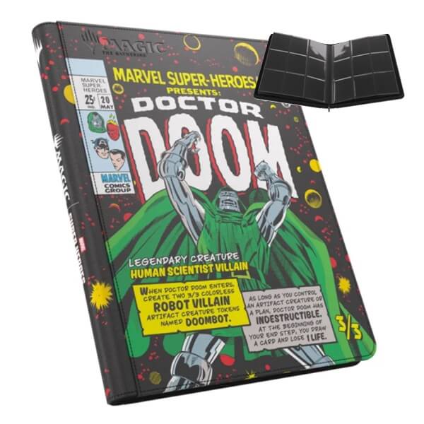Album na karty Magic: the Gathering Zip-Up 18-Pocket Marvel Super Heroes - Doctor Doom