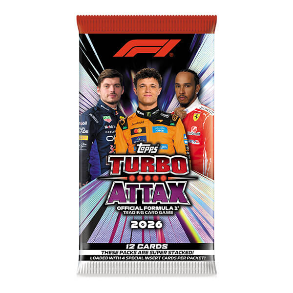 2026 Topps Turbo Attax F1 Formule 1 Balíček
