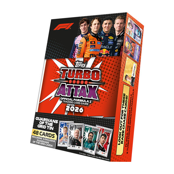 2026 Topps Turbo Attax F1 Formule 1 Mega Tin - Guardians of the Grid