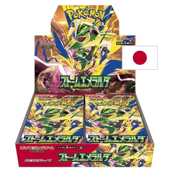 Pokémon Storm Emeralda Booster Box - japonsky