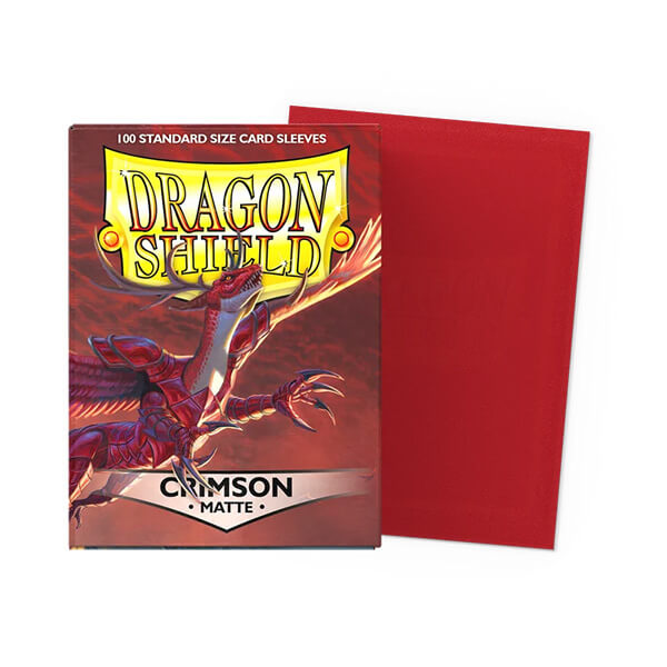 Obaly na karty Dragon Shield Standard Sleeves - Matte Crimson - 100ks