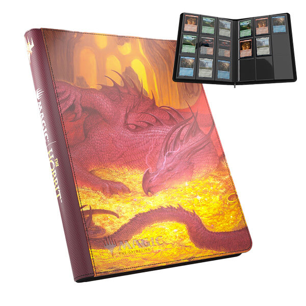 Album na karty Magic: the Gathering Zip-Up 18-Pocket The Hobbit - Smaug's Mox Amber