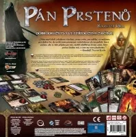 Desková karetní hra Pán Prstenů v češtině - zadní strana krabice