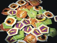 Desková hra Loony Quest v češtině - žetony