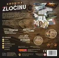 Kronika zločinu - zadní strana krabice