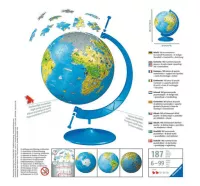 Ravensburger 3D Puzzle Globus dětský (v angličtině)