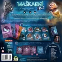 Maškarní bál - zadní strana krabice