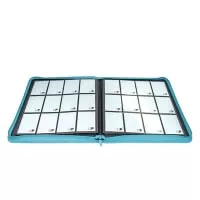 Album na karty 12-Pocket Zippered PRO-Binder - Light Blue - vnitrek alba