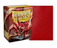 Obaly na karty dragon shiled matné rubínové na mtg či pokémon