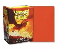 Obaly na karty dragon shield ember oranžové dual matte