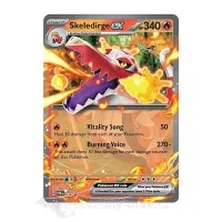 Karta z Pokémon plechovky Skeledirge ex