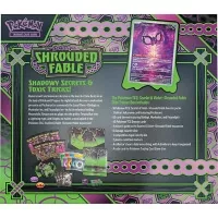 Zadní strana balení Pokémon ETB Shrauded Fable