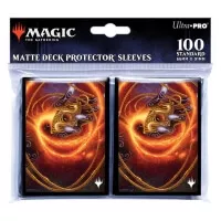 Modern Horizons 3 Ruby Medallion Deck Protector Sleeves (100ct) for Magic: The Gathering