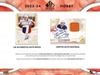 SP Authentic Hobby Box 23-24 hokejové karty přehled karet