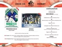 SP Authentic Hobby Box 23-24 hokejové karty přehled karet