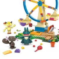 Pokémon stavebnice MEGA - Ruské kolo a 4 figurky Pokémon