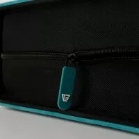Album na gradovane karty Gemloader Premium Graded Card Binder 28 kapes (2x2) - Turquoise zip
