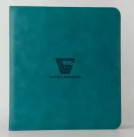Album na gradovane karty Gemloader Premium Graded Card Binder 28 kapes (2x2) - Turquoise predni strana