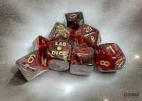 Sada kostek Chessex Borealis CosmosGold Polyhedral 7-Die Set + Bonus Die 2