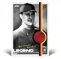 micheal schumacher karta F1 topps turbo attach