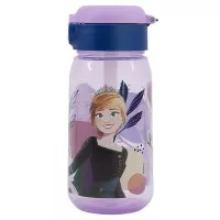 Lahev na pití Frozen s brčkem