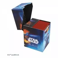 Krabicka Star Wars Unlimited Soft Crate - Rey Kylo Ren otevrena