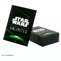 Obaly na karty Star Wars Unlimited - Space Green - 60 ks vyskladane obaly
