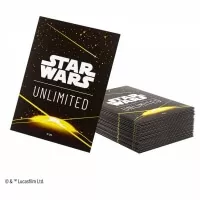 Obaly na karty Star Wars Unlimited - Space Yellow - 60 ks vyskladane obaly
